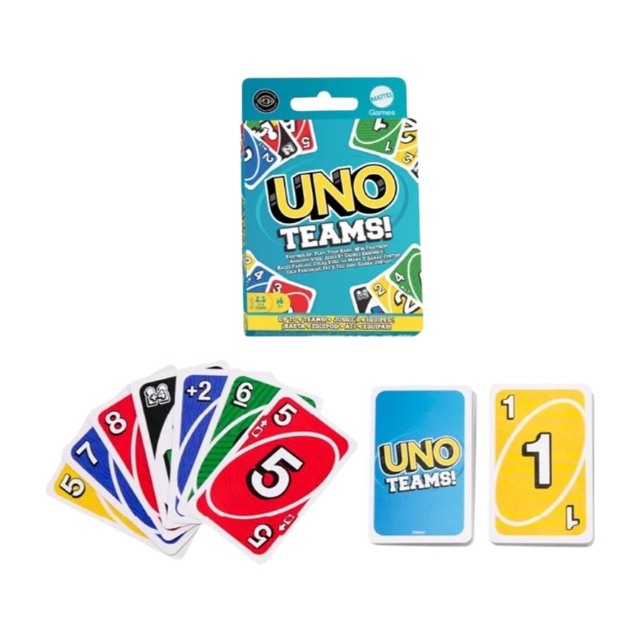 UNO Teams Permainan Kartu 1pcs