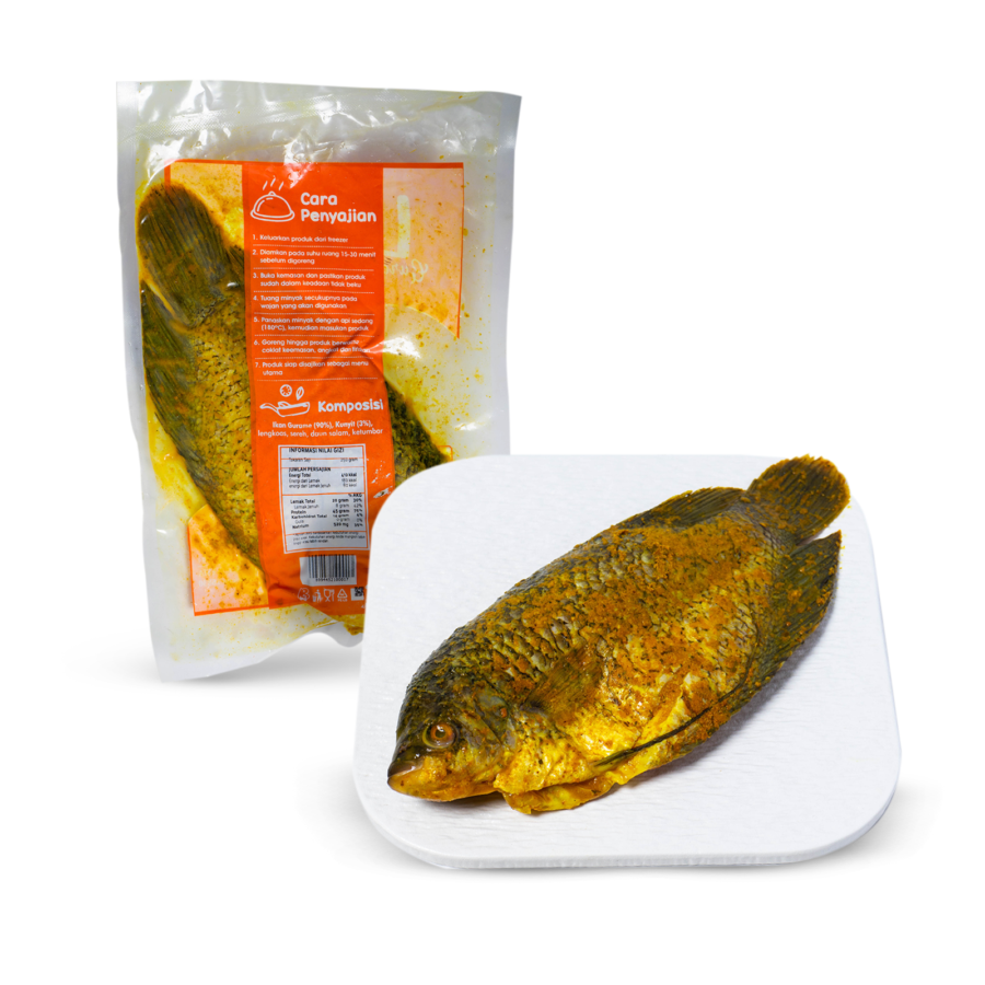 Leuga Gurame Bumbu Kuning 400-550gram