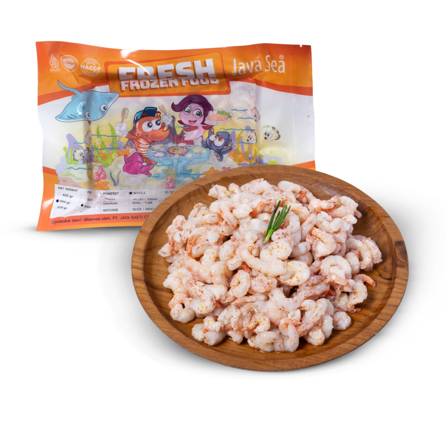 Udang Laut Kupas Bersih Size S 450-500gram