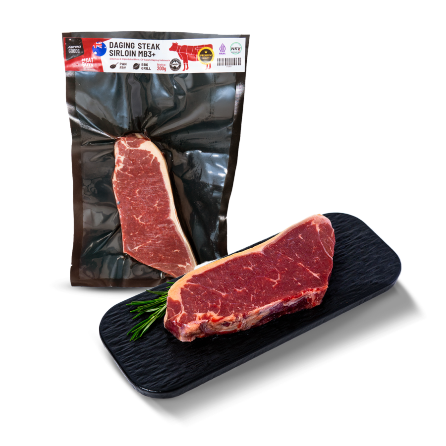 Sirloin Angus MB3+ Steak AUS Meatboys x Astro Goods 200gram