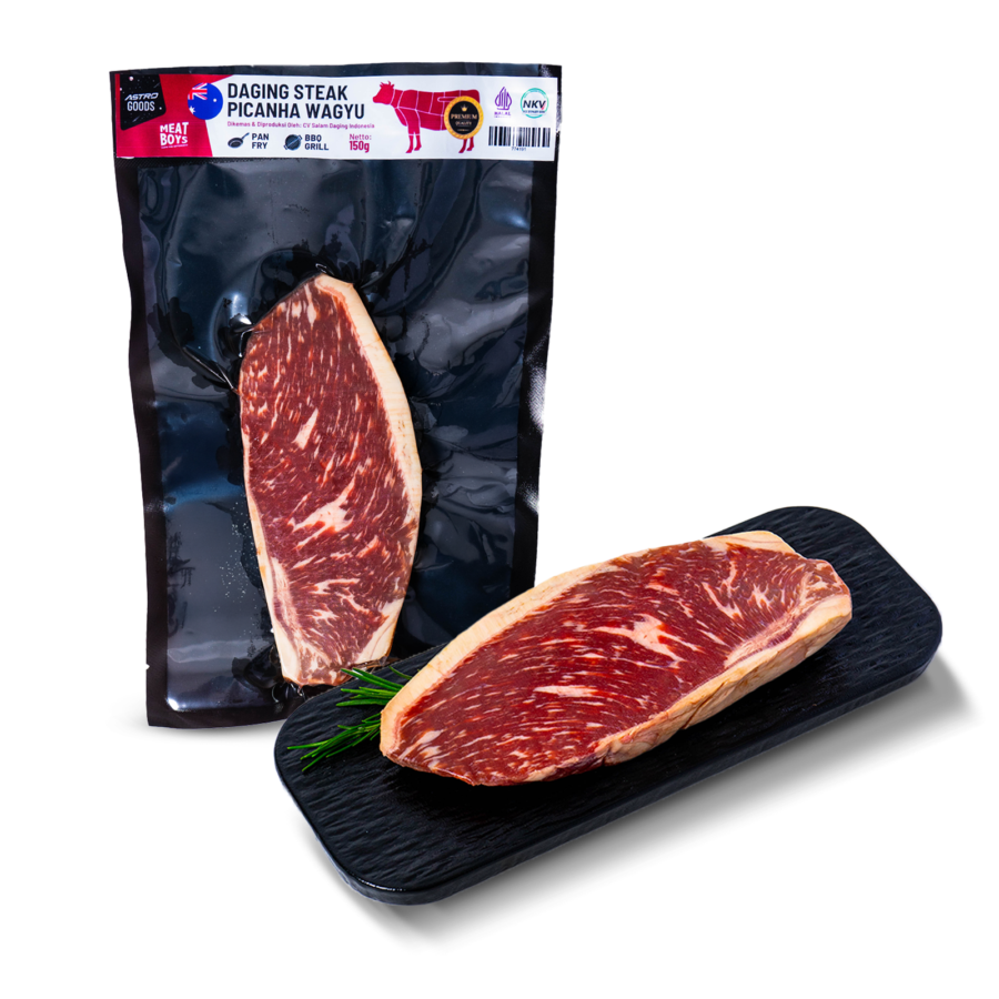 Daging Picanha Wagyu Steak MB5 Astro Goods 150gram