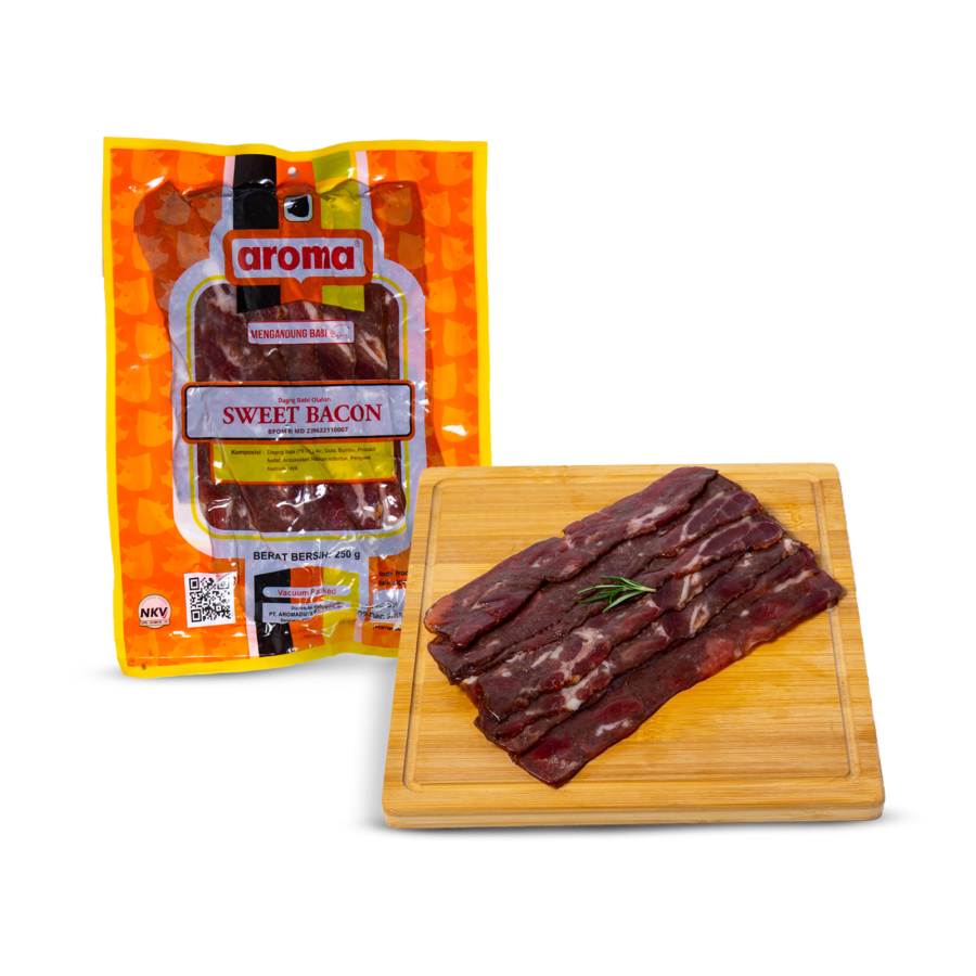 Aroma Pork Sweet Bacon 250gram
