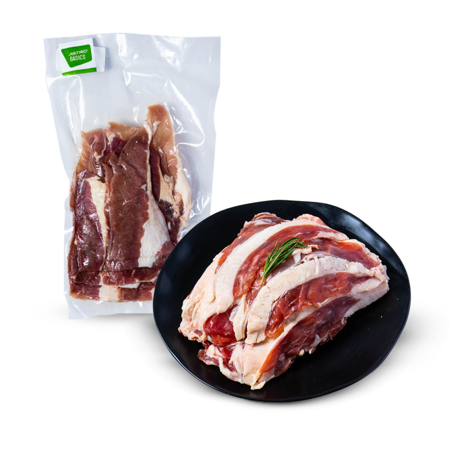 Daging Sapi Brisket Slice AUS Premium Imperfect 500gram