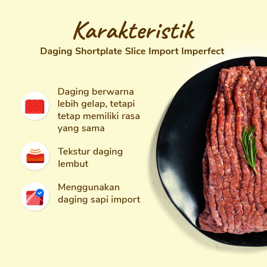 Daging Sapi Giling Low Fat Import Imperfect 500gram