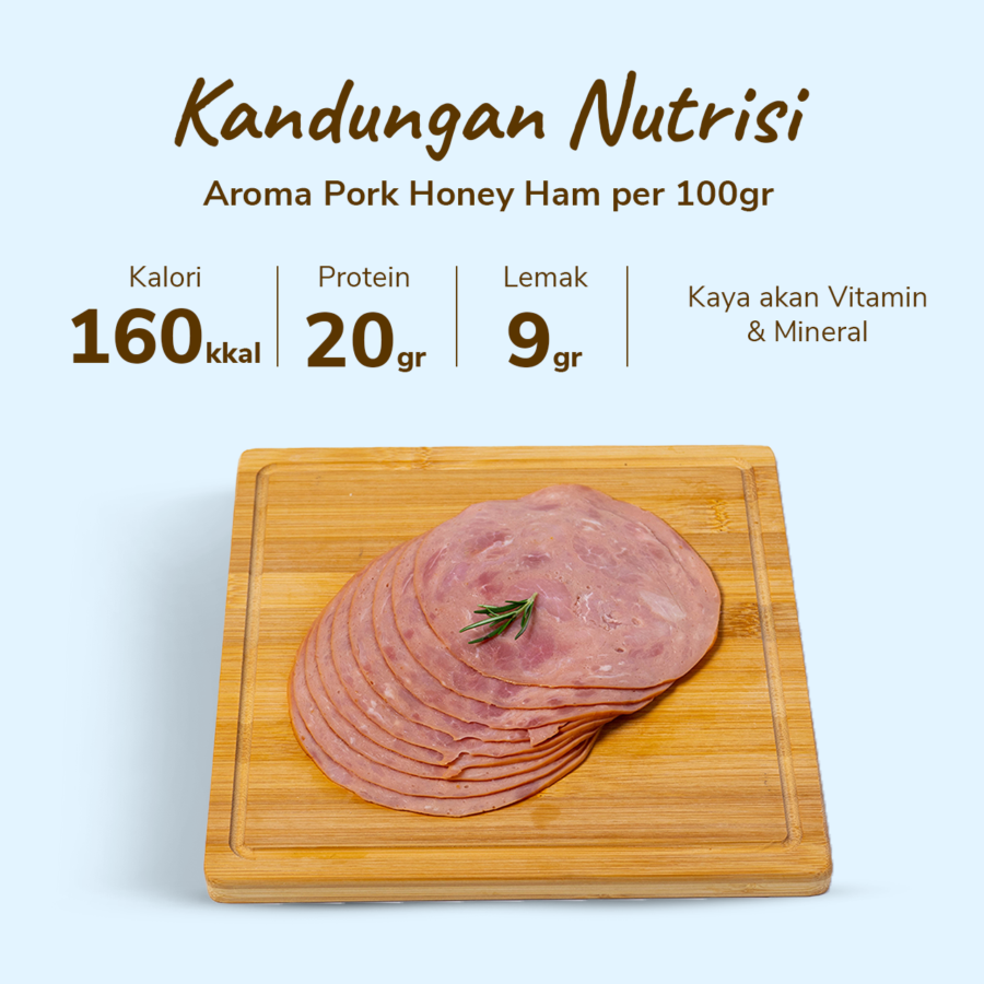 Aroma Pork Honey Ham 250gram