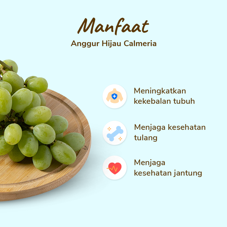 Anggur Hijau Calmeria Seeded Astro Farm 500gram
