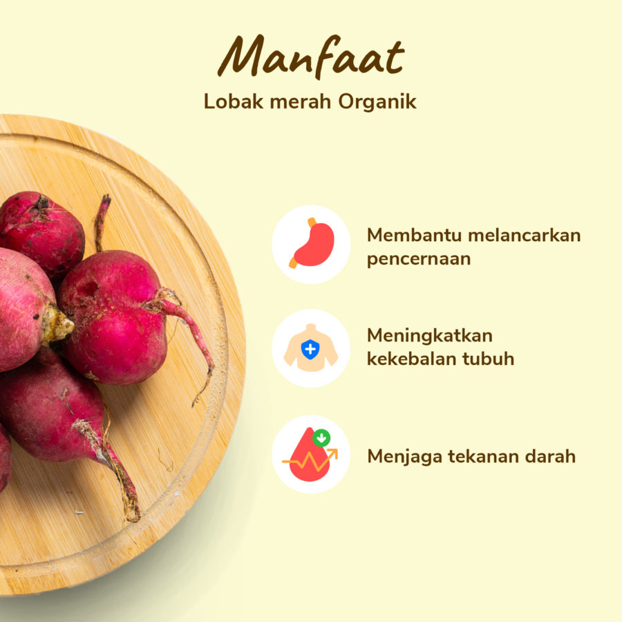 Lobak Merah Organik 200gram