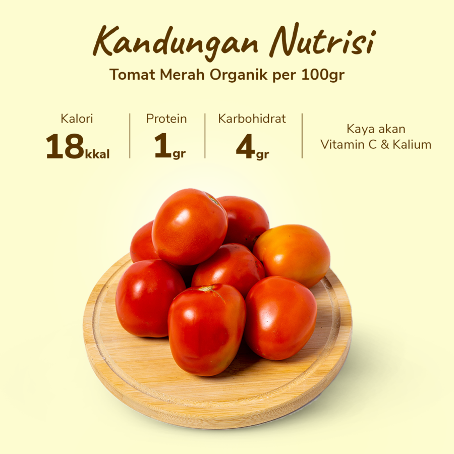 Tomat Merah Organik Astro Farm 500gram