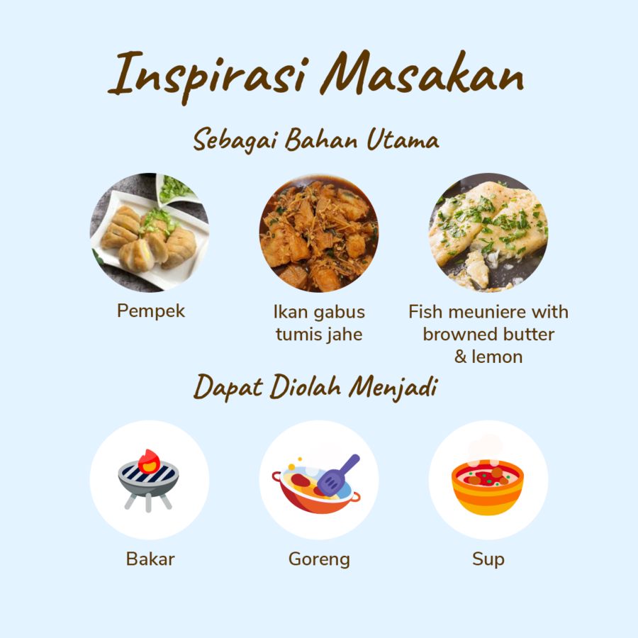 Ikan Gabus Fillet Wild Caught 500gram