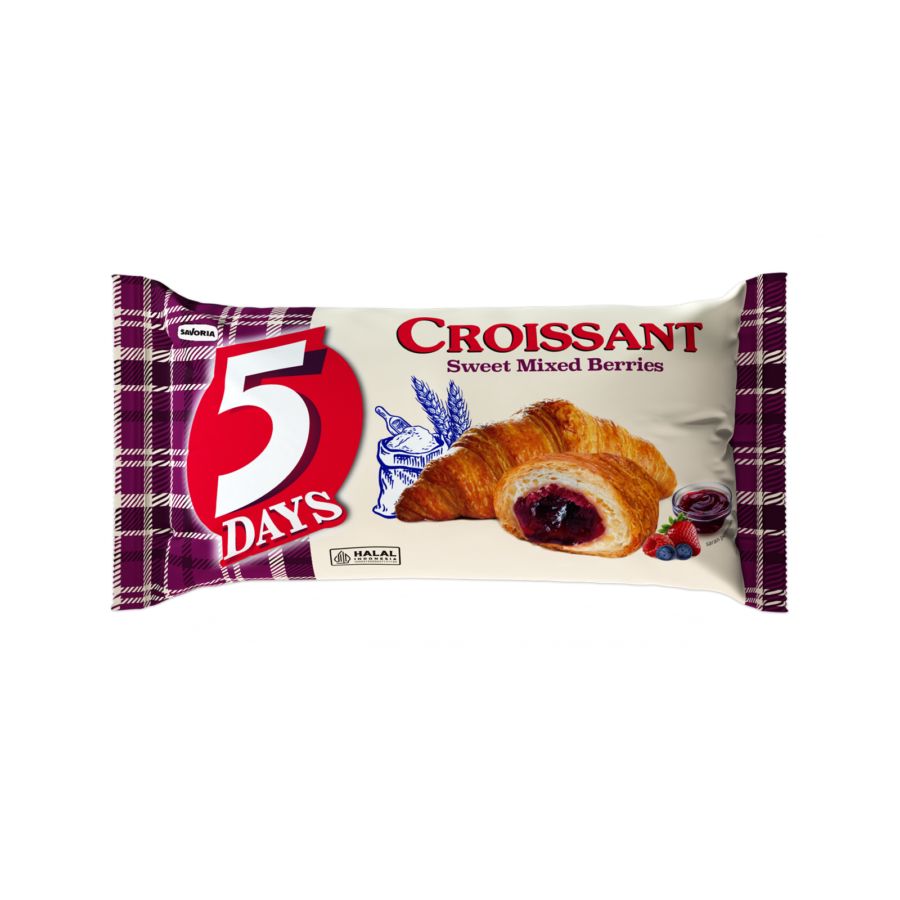 5 Days Croissant Mix Berries 60gram