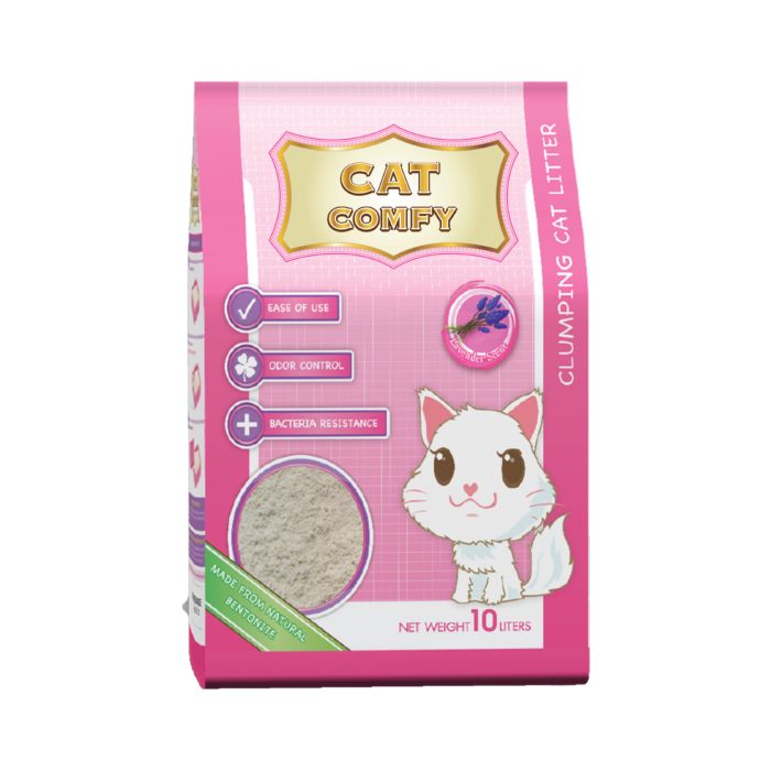 Cat Comfy Lavender Bentonite Cat Litter