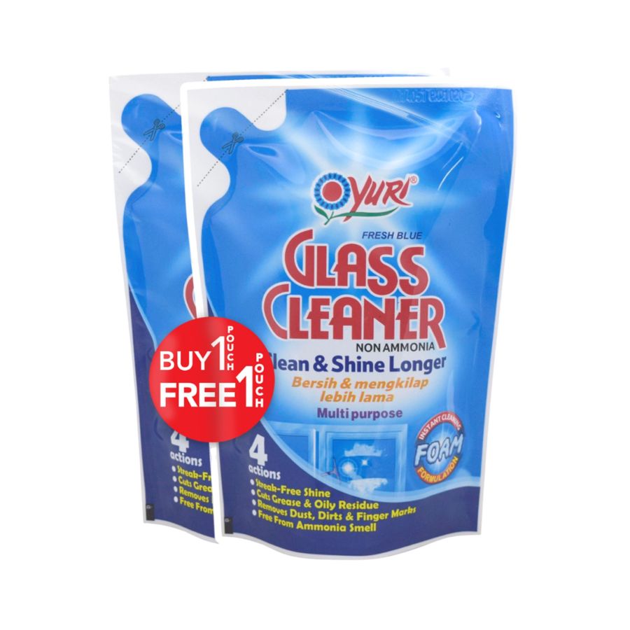 Yuri Glass Cleaner Fresh Blue 410ml