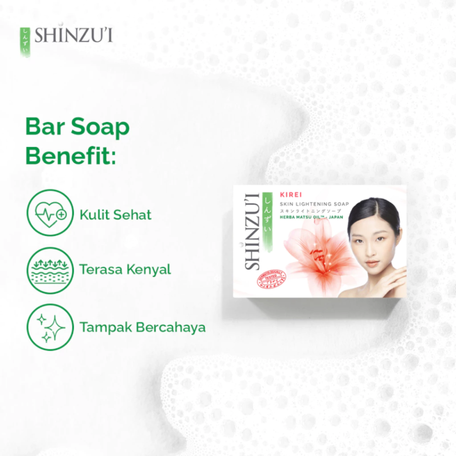 Shinzui Kirei Lightening Barsoap 87gram