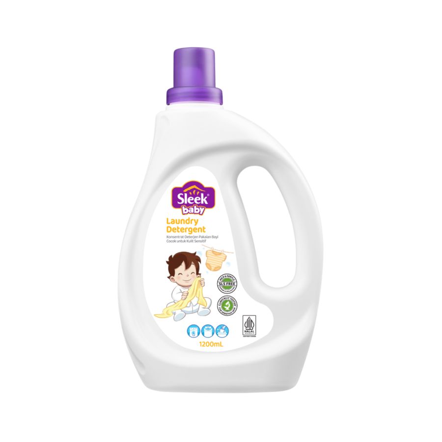 Sleek Baby Laundry Detergent Deterjen Cair 1200ml