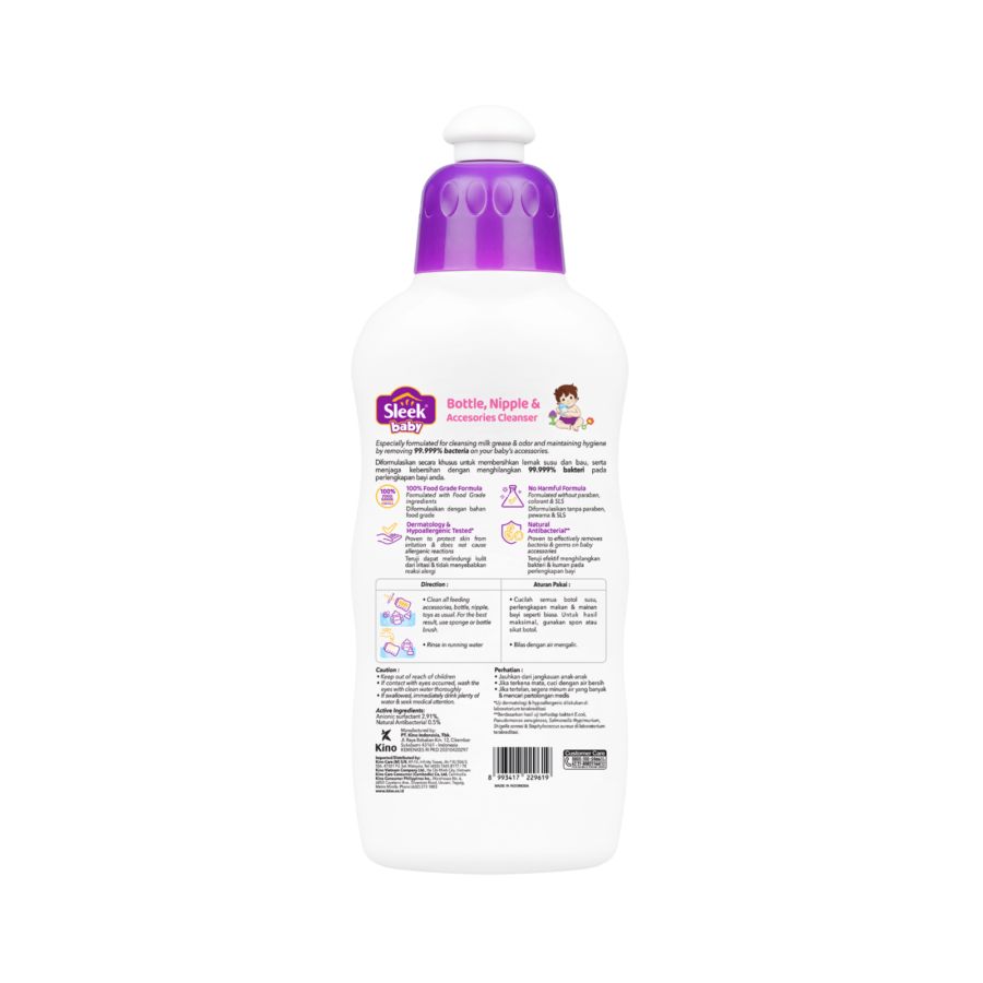Sleek Baby Bottle, Nipple & Accessories Cleaner 150ml