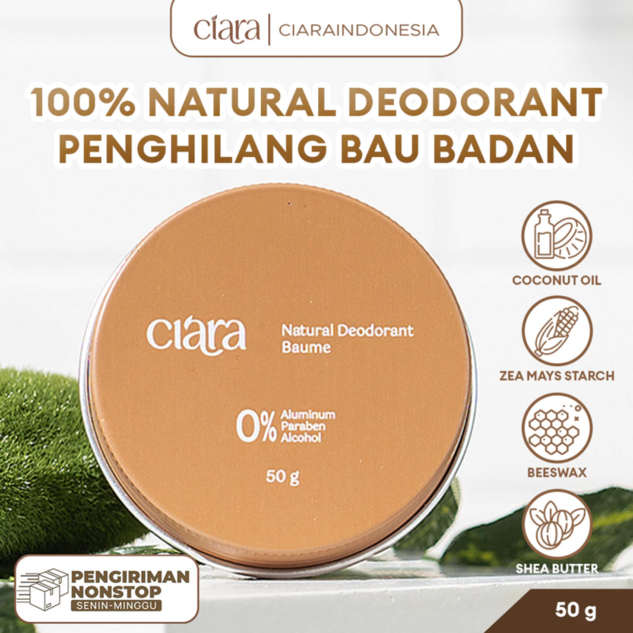 Ciara Natural Deodorant Penghilang Bau Badan 50gram