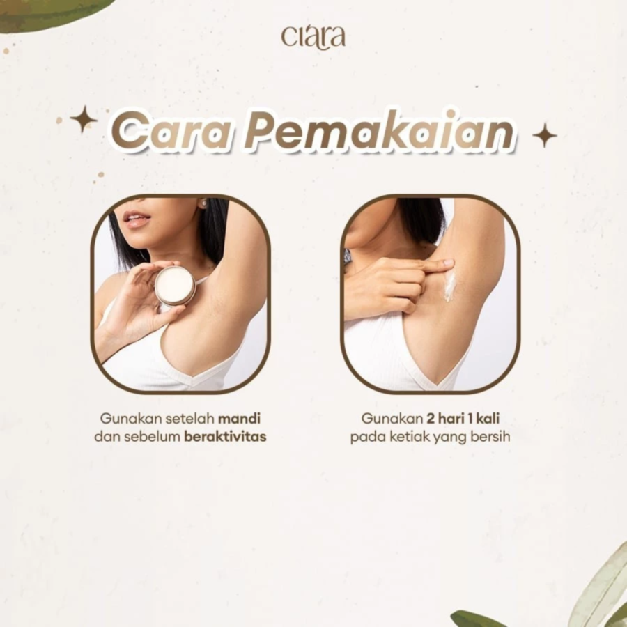 Ciara Natural Deodorant Penghilang Bau Badan 50gram