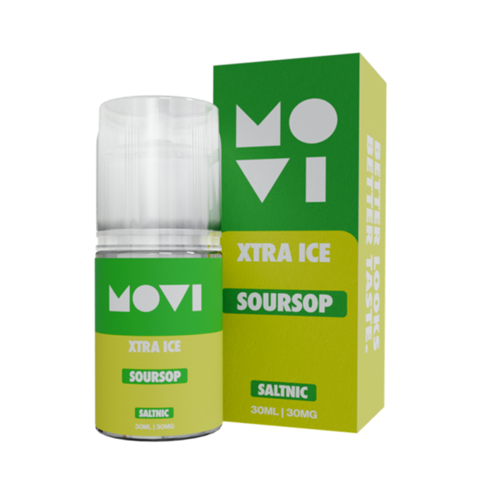 Movi Xtra Ice Soursop Saltnic Liquid By Ice Series Rokok Elektrik