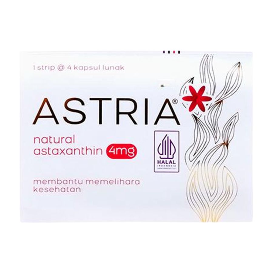 Astria 4 mg Suplemen Kesehatan 4 Kapsul 1strip