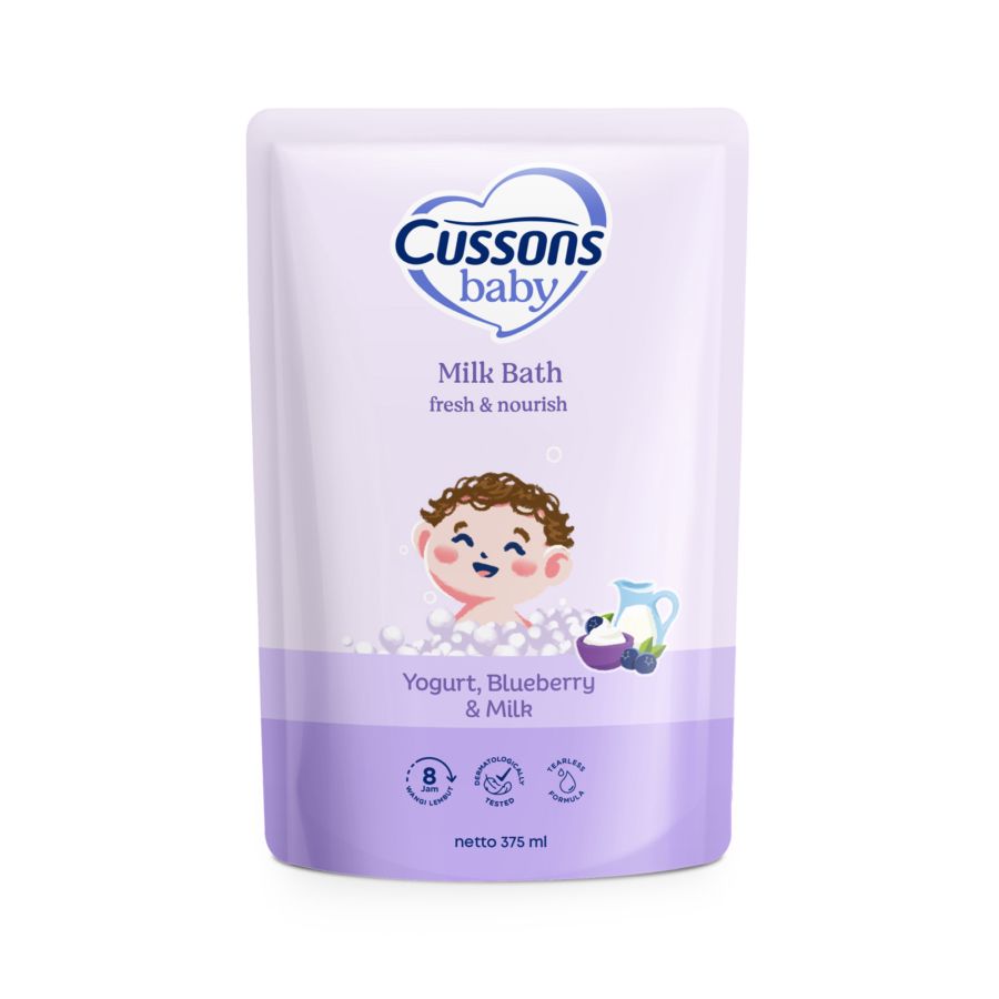 Cussons Baby Milk Bath Fresh & Nourish Pouch 400ml