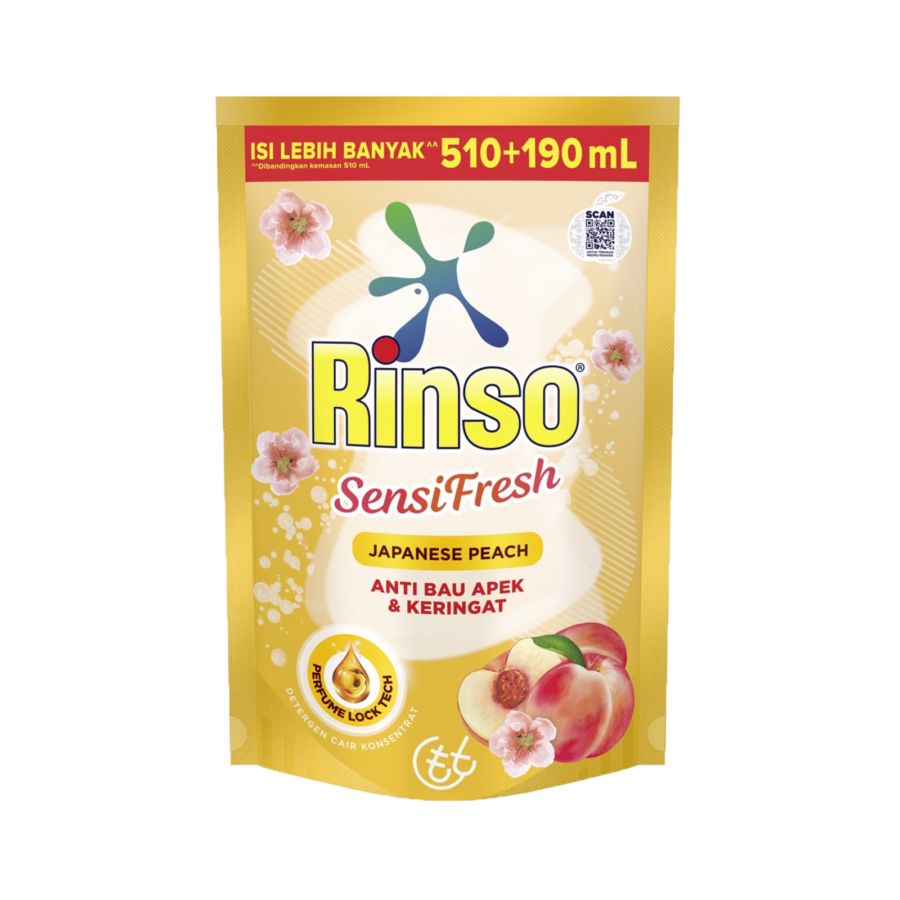 Rinso Molto Liquid Japanese Peach Deterjen Cair 700ml