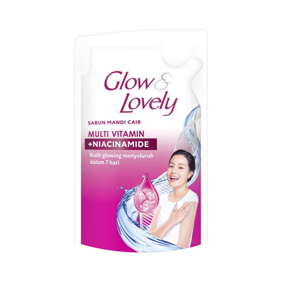 Glow and Lovely Brightening with Multivitamin and Niacinamide Body Wash 825ml