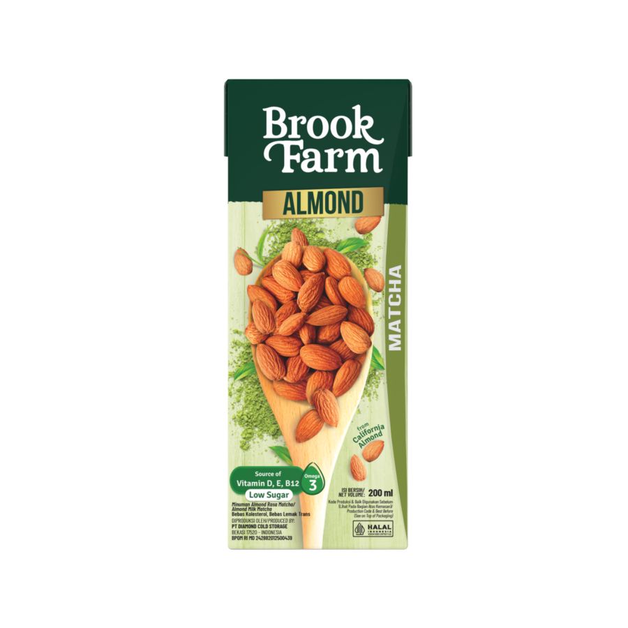 Brookfarm Almond Milk Matcha 200ml