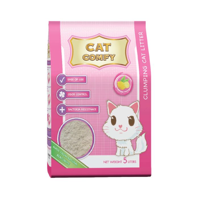 Cat Comfy Bentonite Cat Litter Lemon Scent