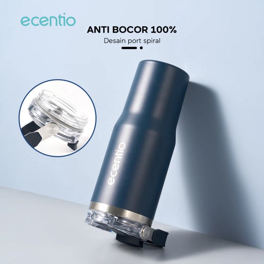 Ecentio Tumbler Stainless Vacuum  Navy 900ml 1pcs