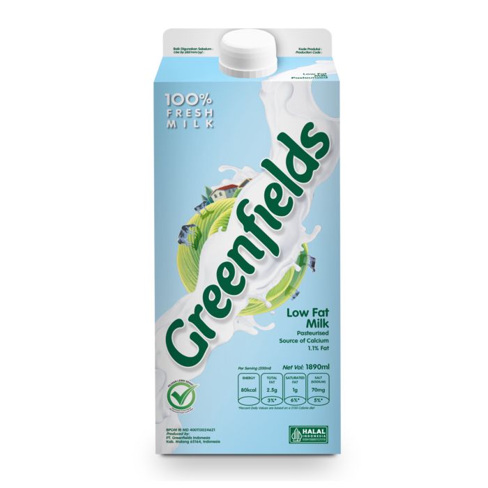 Greenfields Fresh Milk Low Fat
