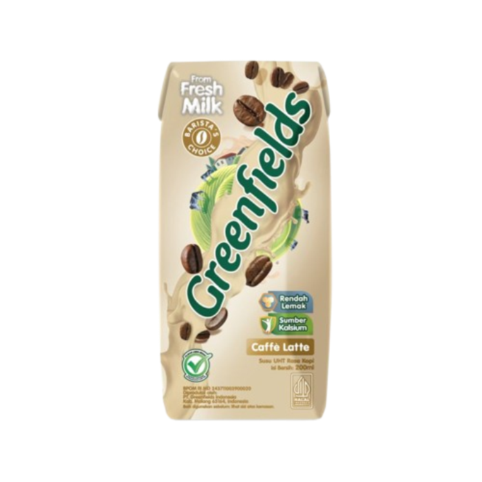 Greenfields Cafe Latte Susu UHT