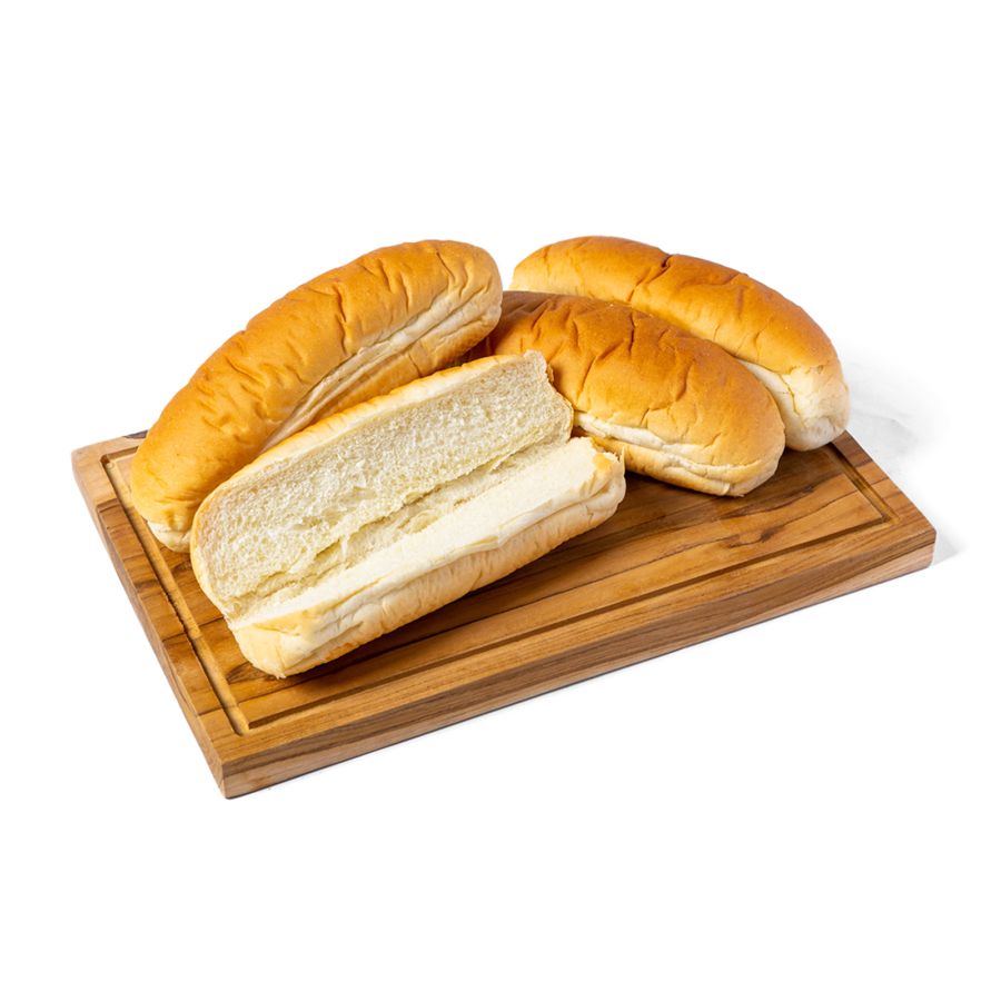 Hotdog Bun A Basics 4pcs 220gram