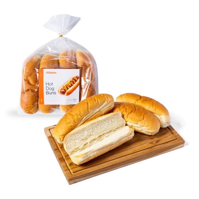 Hotdog Bun A Basics 4pcs