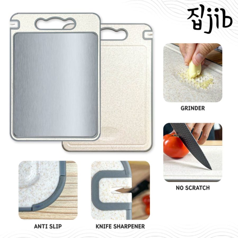 Jib Double Sided Cutting Board 1pcs