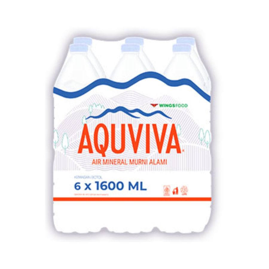 Aquviva Mineral Water 1600ml 6bottles