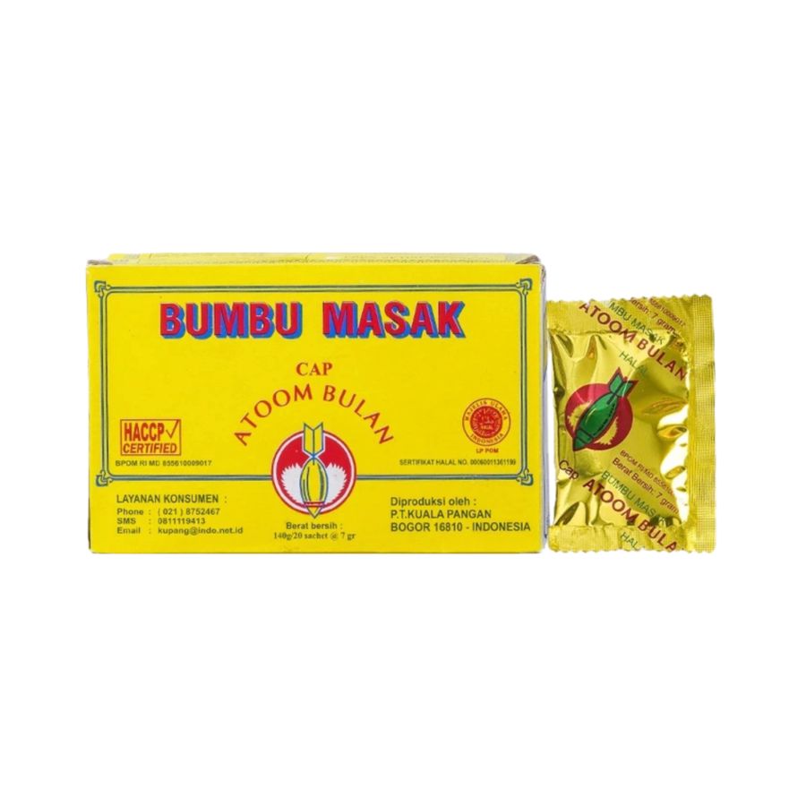 Cap Atoom Bulan Bumbu Masak 140gr 20pcs