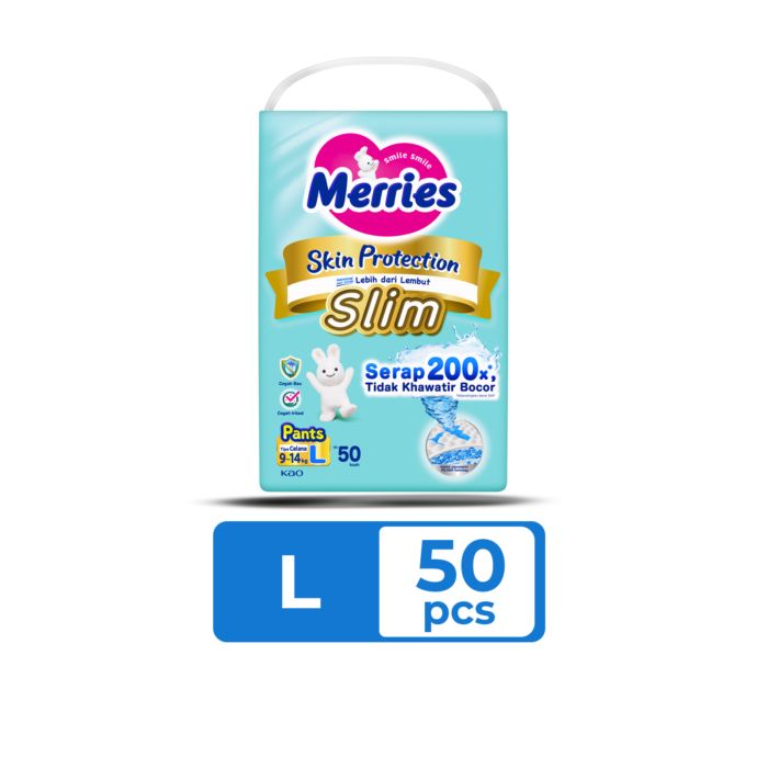 Merries Skin Protection Slim Pants Diapers L50