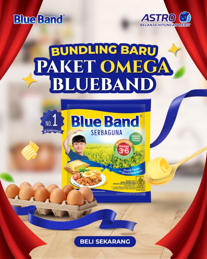 Paket Omega Blueband 1pcs