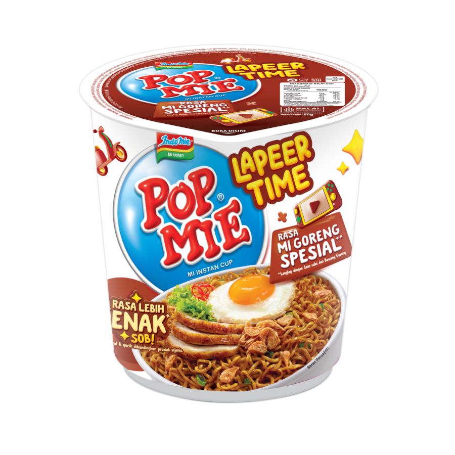 Pop Mie Lapeer Goreng Special Mie Instan Cup 80gram