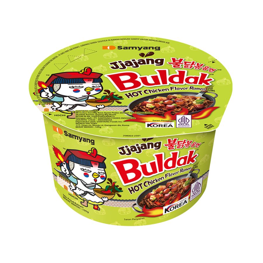 Samyang Hot Chicken Ramen Buldak Jjajang Mie Instan Bowl 105gram