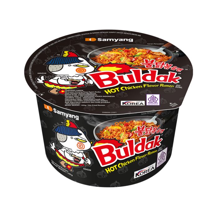 Samyang Hot Chicken Ramen Buldak Original Mie Instan Bowl