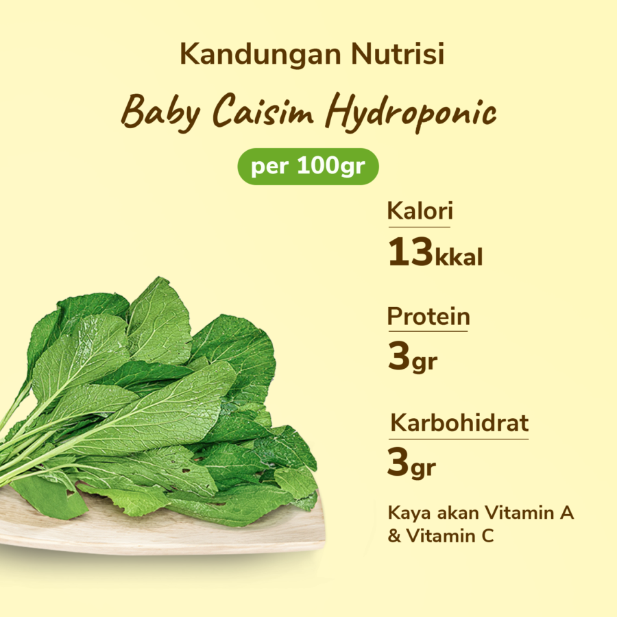 Baby Caisim Hydroponic Astro Farm 200gram