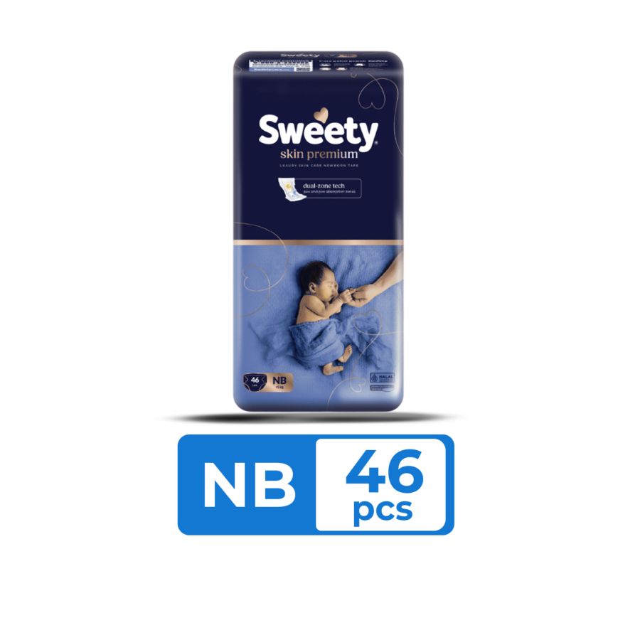 Sweety Skin Premium Diapers Tape NB46 1pcs