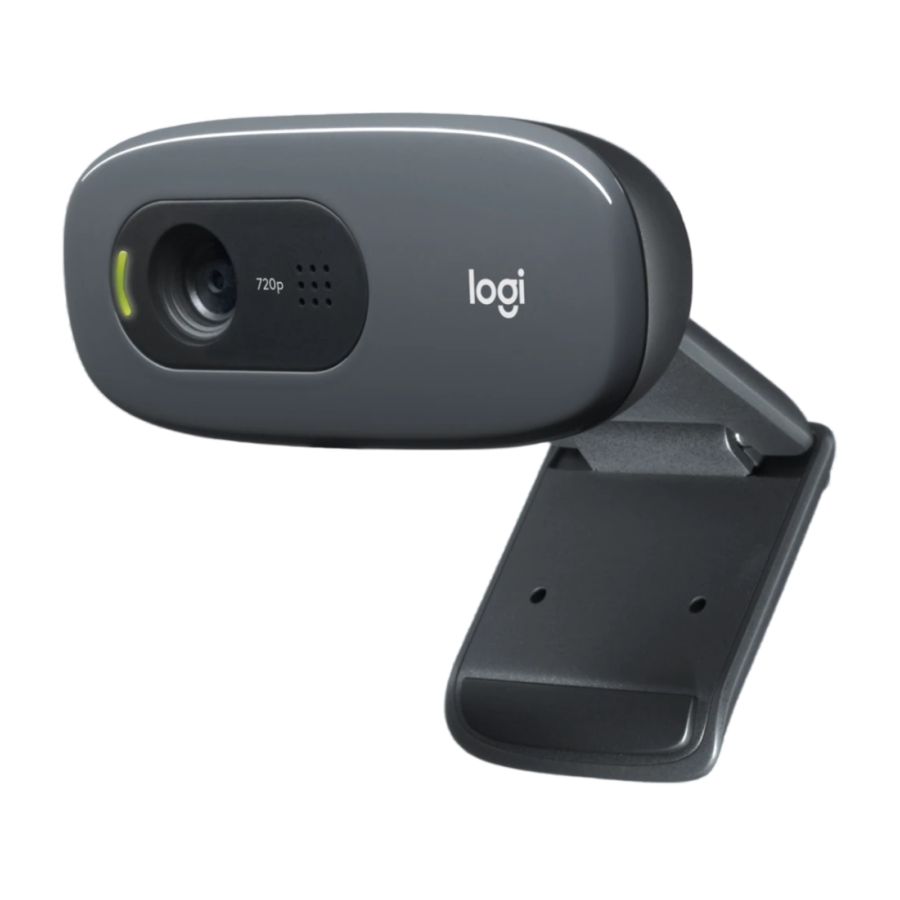 Logitech C270 Webcam HD 720p untuk Windows, Mac OS & Chrome OS 1pcs