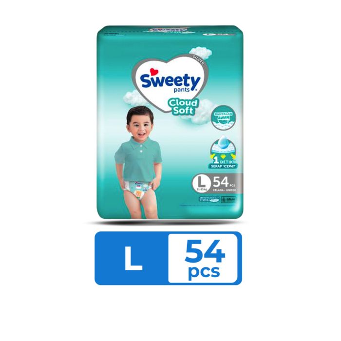 Sweety Silver Cloud Diapers Pants L54