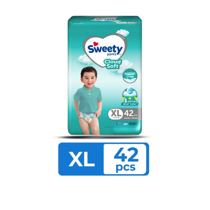 Sweety Silver Cloud Soft Diapers Pants XL42