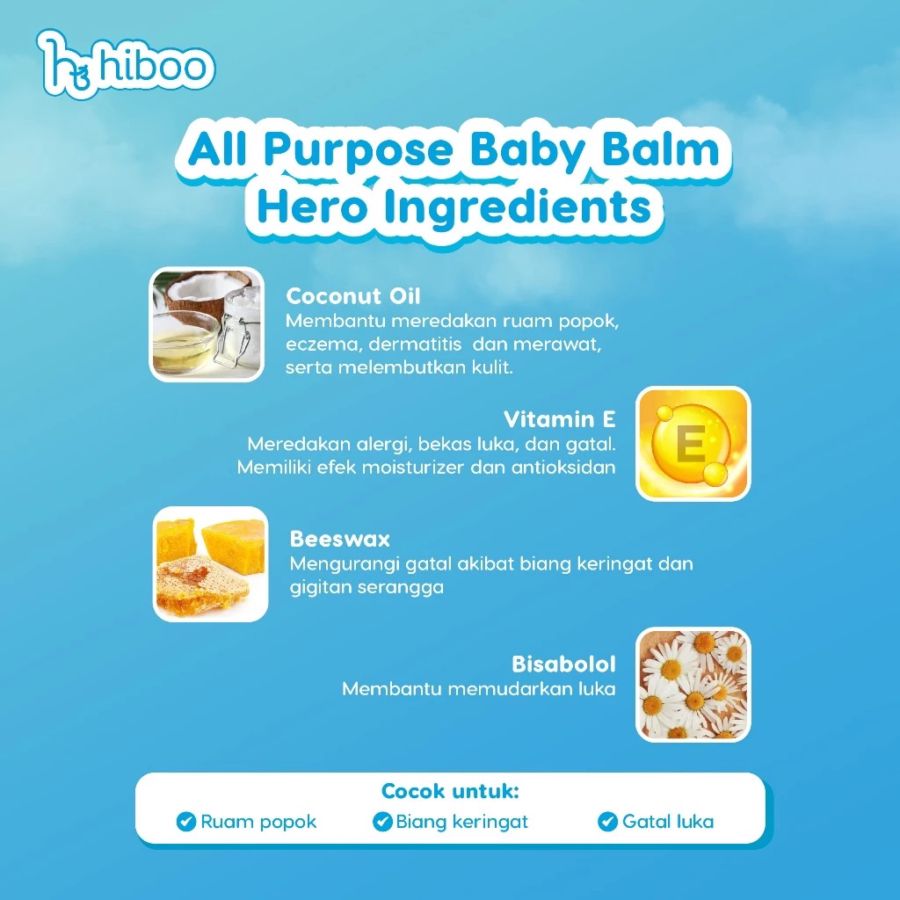 Hiboo All Purpose Baby Balm 5gram