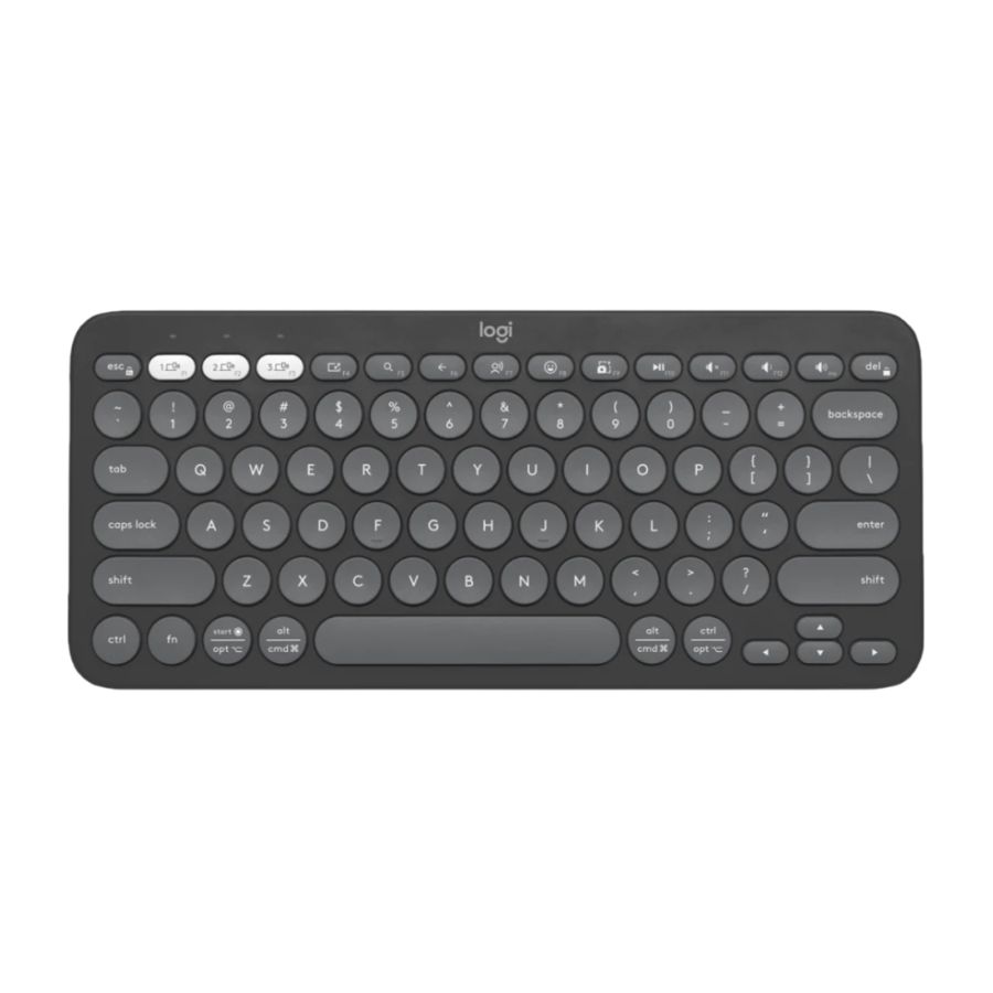 Logitech K380s Keyboard Wireless Bluetooth Multi Device Hitam 1pcs
