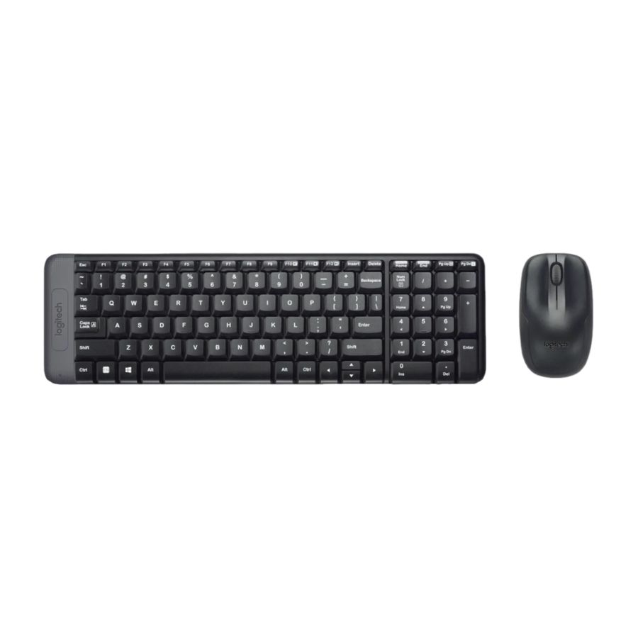 Logitech MK220 Combo Keyboard and Mouse Wireless Compact 1pcs