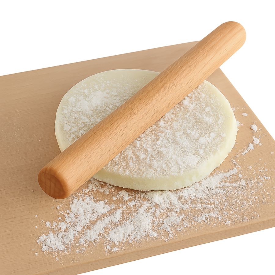 Rolling Pin Kayu Penggiling Adonan Kue 30cm 1pcs